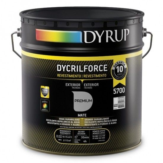 Tinta Dycrilforce Dyrup Tinta Mate Exterior