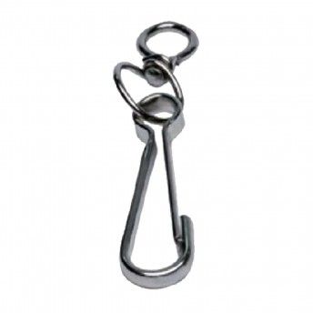 Gancho Simples Elo Movel Niquelado 100mm refª FGSEMN100 FLUX Gancho Simples Elo Movel Niquelado 100mm refª FGSEMN100 FLUX