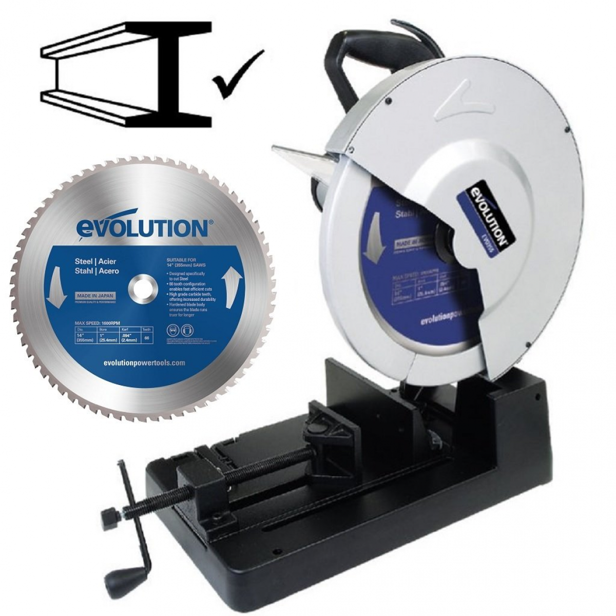 SERRA CORTE EVO 355 RAPTOR EVOLUTION - 31EVO355RAPTOR - Ferramentaspro