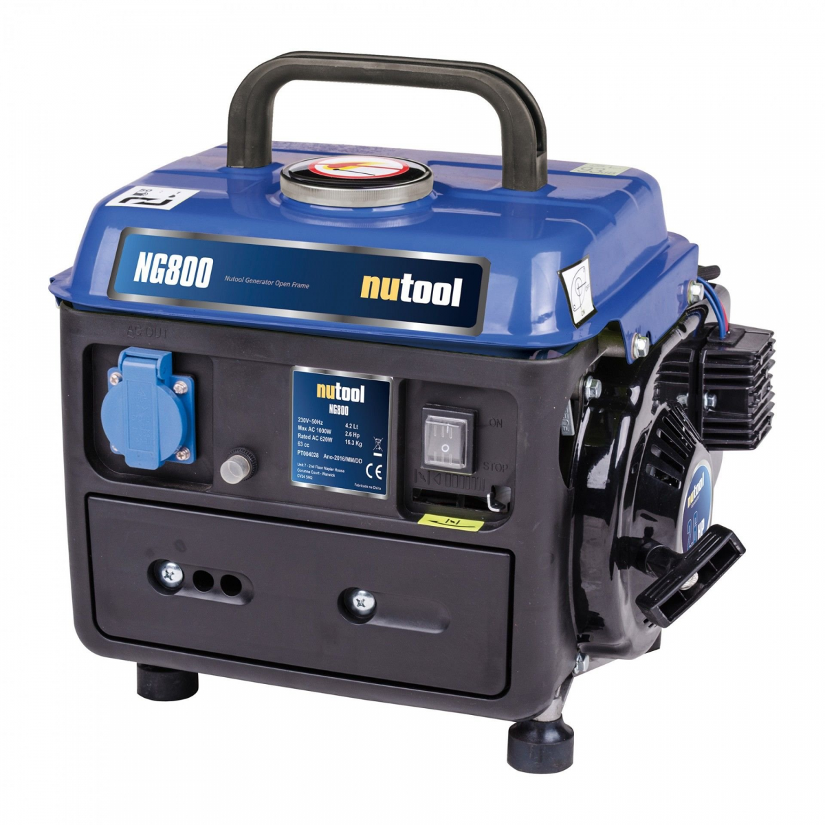 Gerador 2cv 720w 2 Tempos Ref: NG800 NUTOOL - NG800 - Ferramentaspro