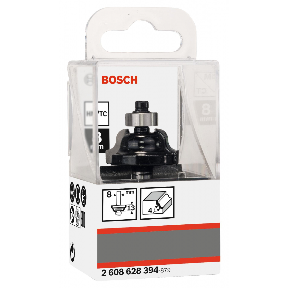 Fresa Bit Roman Ogee, R 4, Shank 8 mm refª 2608628394 BOSCH ...