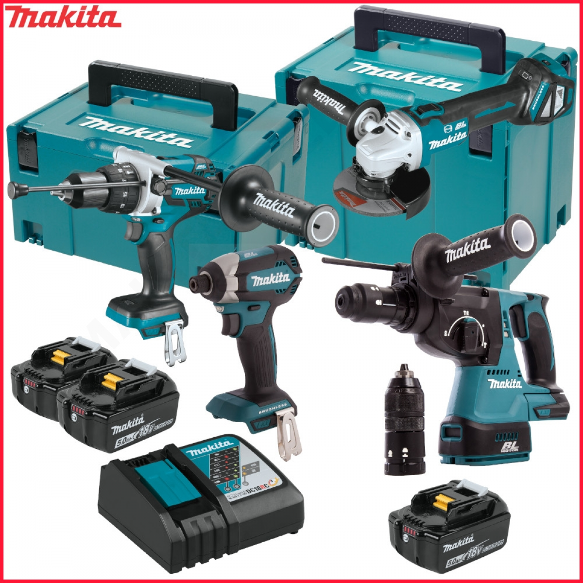 Makita Rebarbadora a bateria 18V - DGA504Z