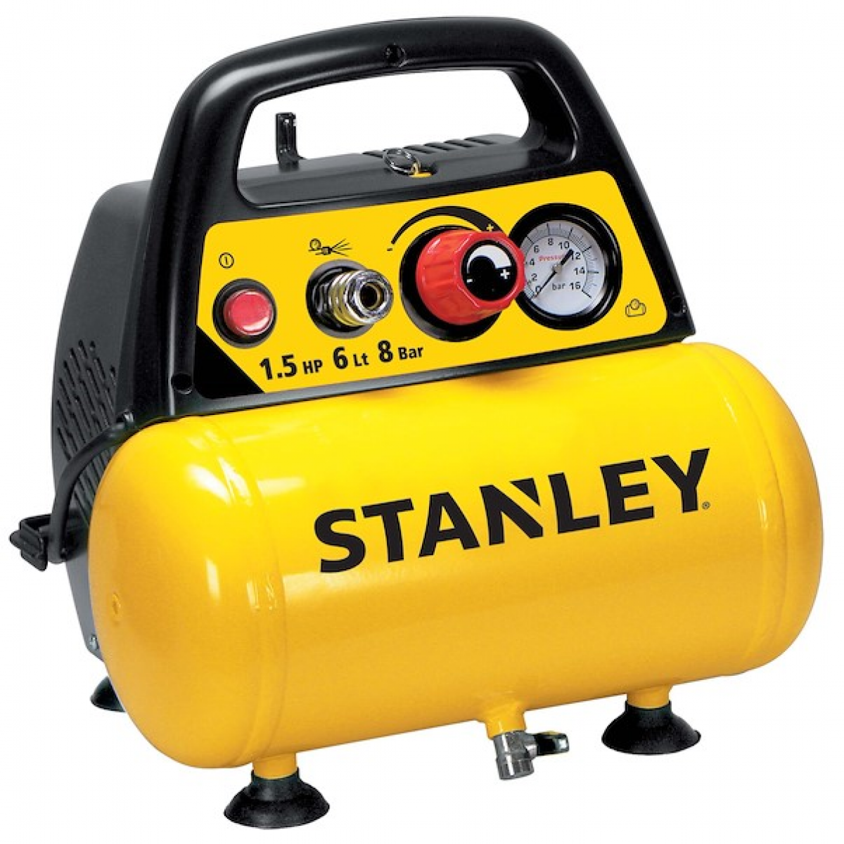 COMPRESSOR 6L 1.5HP DN200 8 6 STANLEY C6BB304STN039 Ferramentaspro