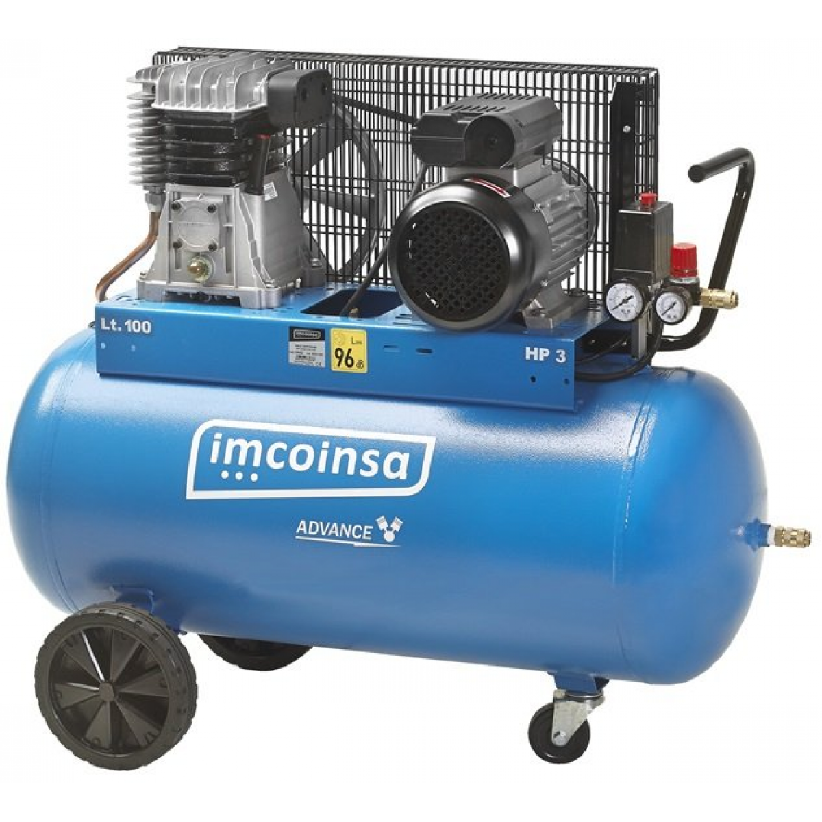 Compressor de Ar , 100L / 3HP 230v Advance refª 04N433 IMCOINSA ...