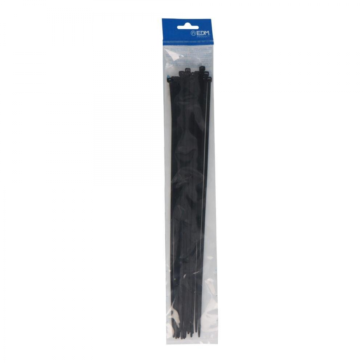 Abraçadeiras pretas 380x4,8mm nylon de alta qualidade (blister 25 unid ...